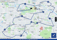 Ruta oficial del BMW Berlin-Marathon