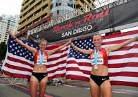 shalane flanagan gana el medio maraton rock & roll san diego