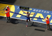 atletas elite en el maraton de boston 2017