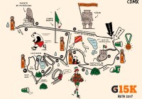 ruta carrera gatorade 15K 2017 runners corredores cdmx