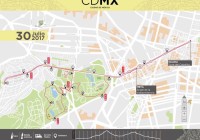 ruta del medio maraton de la ciudad de mexico 21K cdmx 2017