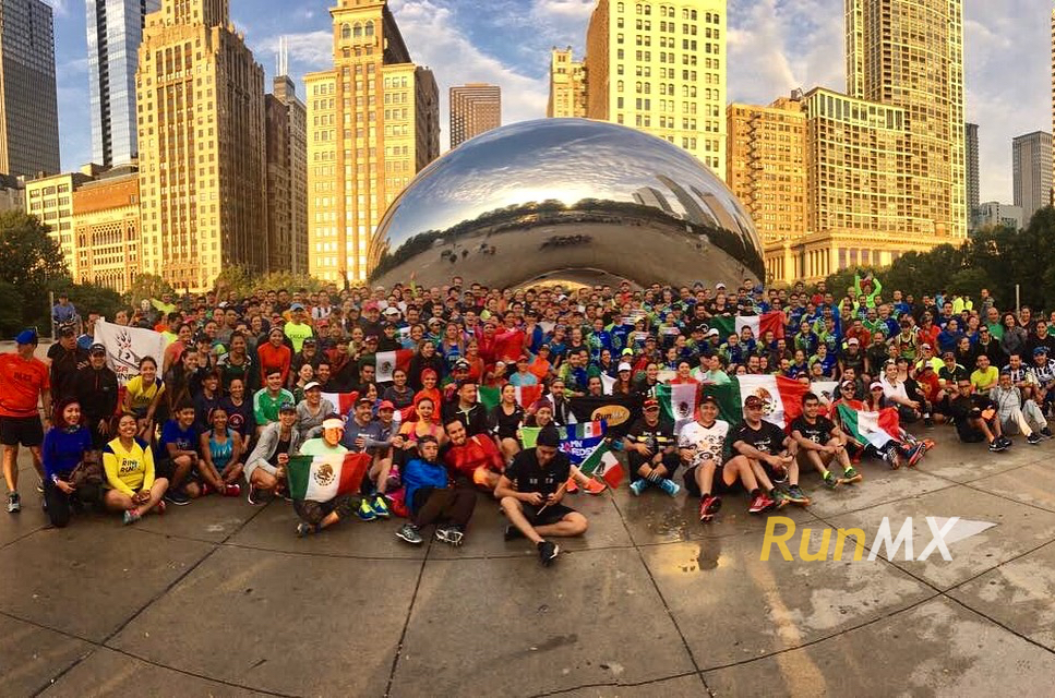 maraton chicago mexican run runmx