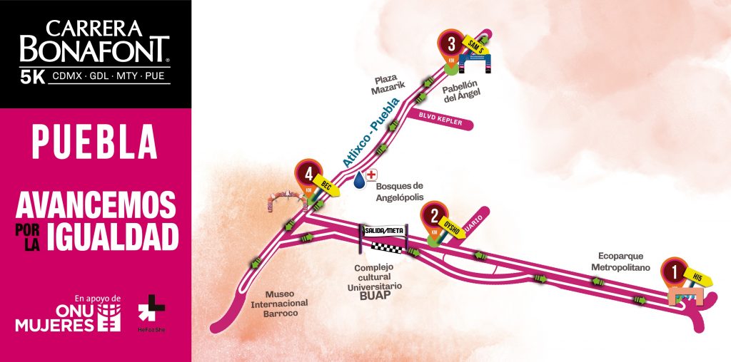 ruta carrera bonafont 2018 puebla