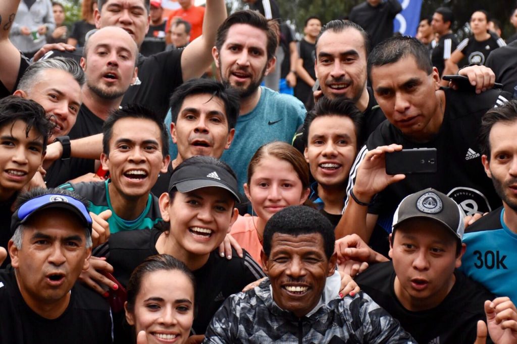 Haile Gebreselassie maraton ciudad de mexico adidas runners
