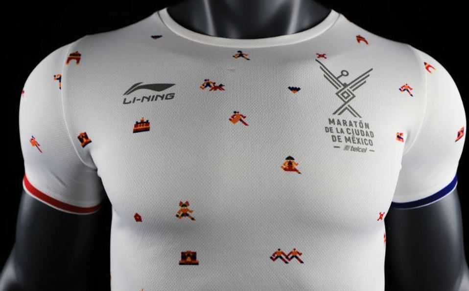 playera li ning maraton cdmx 2019